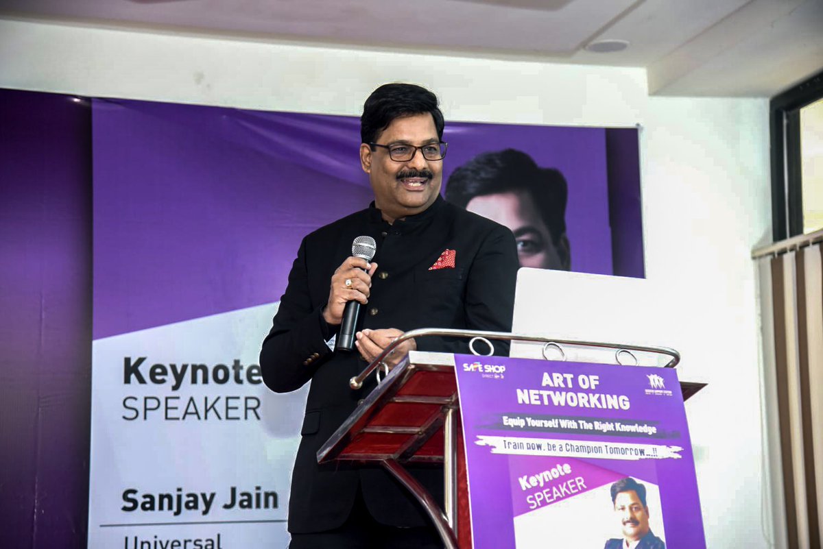 jainsanjay1231's tweet photo. Recently, I was given an opportunity to be the #KeynoteSpeaker at '#ArtofNetworking' in #Nagpur. It was an interactive session filled with enthusiasm and zeal from the participants. I hope all the attendees learnt about #networking and benefited from the session.
#sanjayjain https://t.co/JsPNJfJrDo
