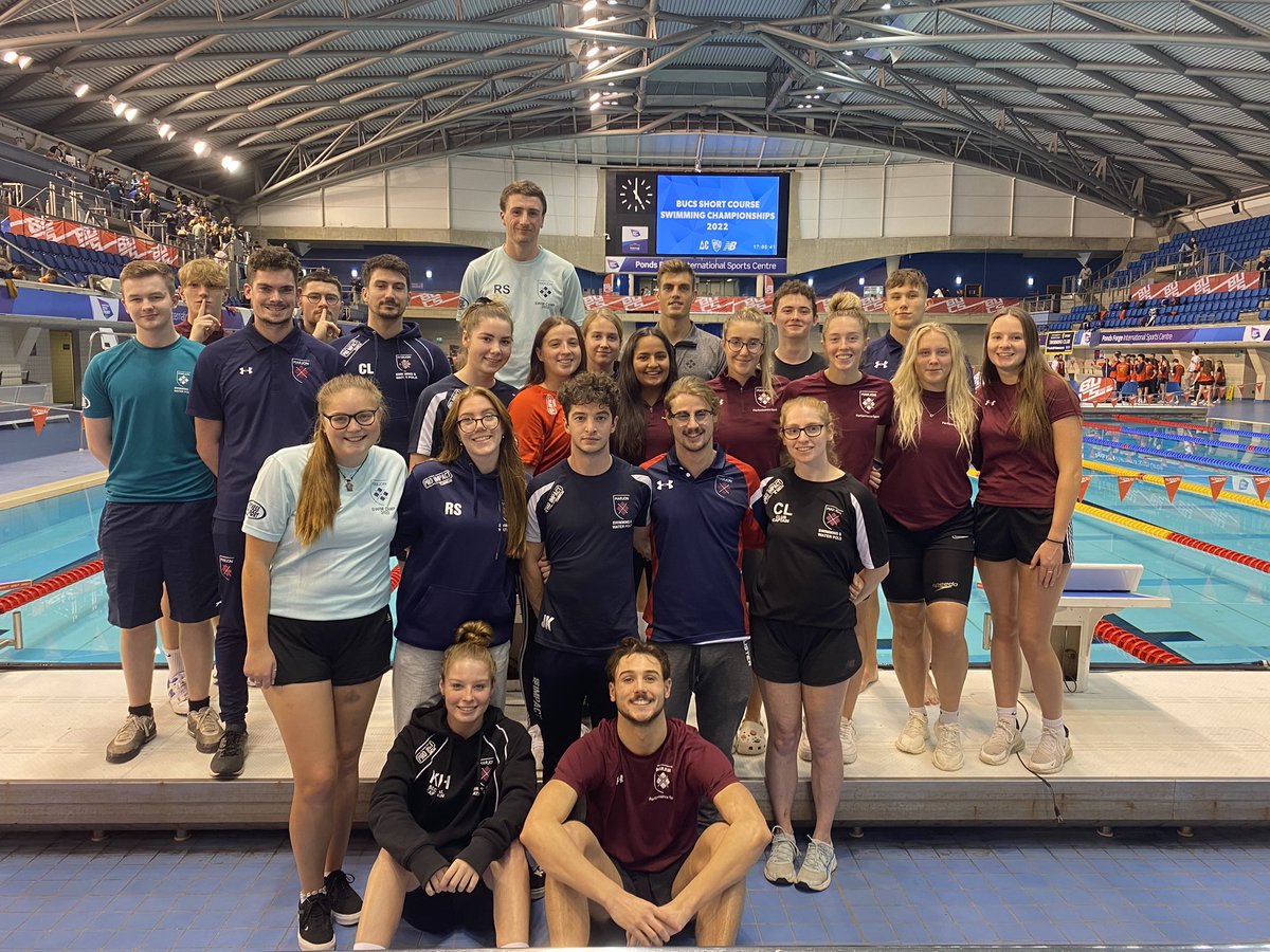 BUSC SC 22 

18 personal bests
4 Bucs B finals ( Top 20 in uk unis)
2 Bucs A Finals  (Top 10 in Uk unis)

The team absolutely smashed it! 

#marjon #swimming #SwimEngland #BUCS #UTJ #Plymouth 

<a href="/MarjonSportsFed/">Marjon Student Sport</a> <a href="/marjonuni/">Plymouth Marjon University</a> <a href="/MarjonSU/">Marjon Student Union</a>