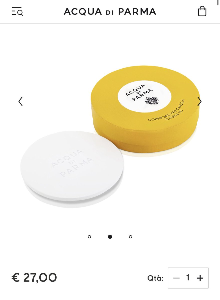 personalvoid's tweet image. Apparently a 65€ candle from #acquadiparma doesn’t contain the lid. It is a separate purchase, for a mere 27€ … I can’t fathom why. Can someone please help me understand.  #homedecor #Christmas #Perfume #Candles