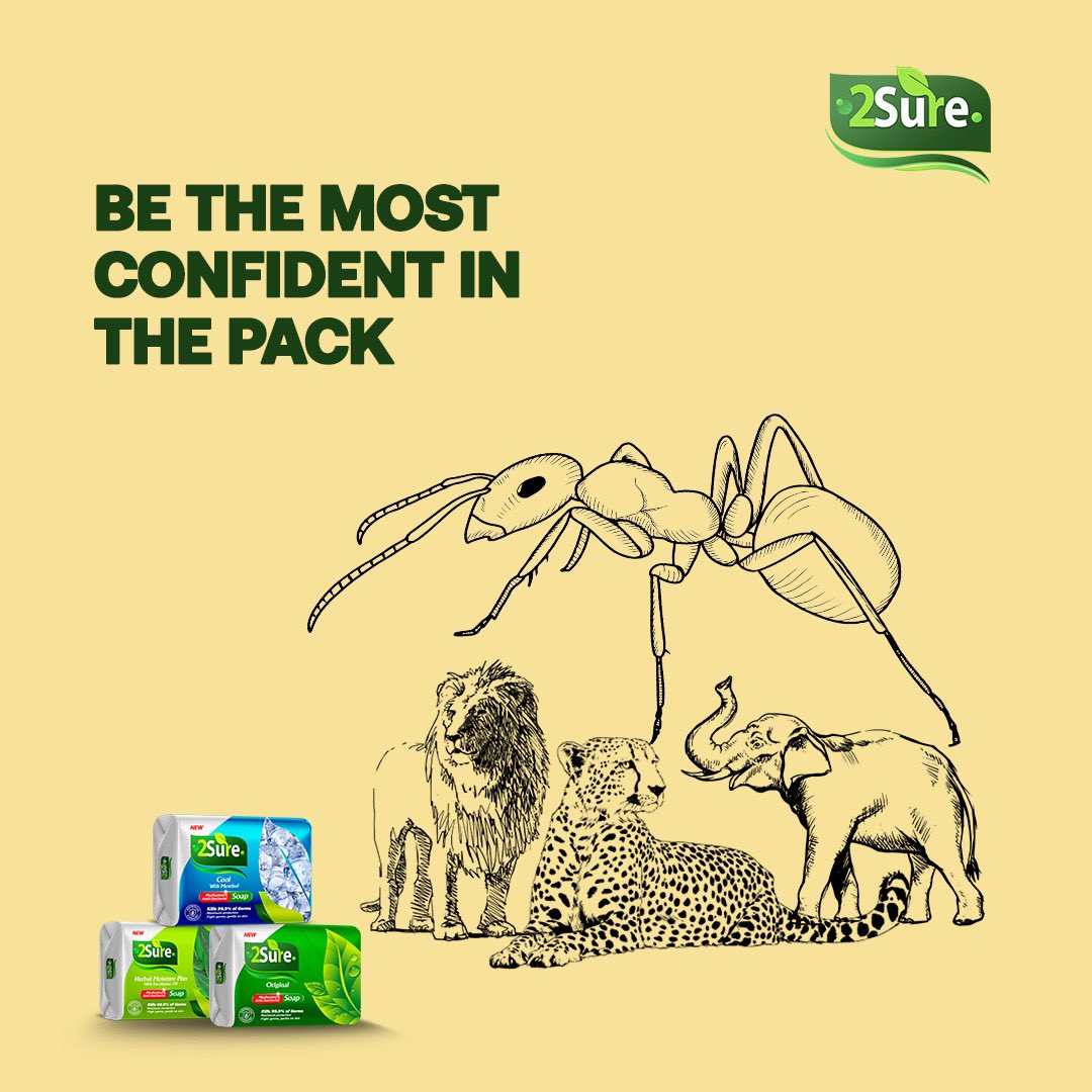 2SureNG's tweet photo. When confidence becomes a norm, no one can deny it💪
As long as you're a 2Sure spec, you'll be the most confident person among your peers. 💚💚
#2SureAntibacterialSoap
#BeTheSpec
#Be2Sure https://t.co/lE4FfWPmg2