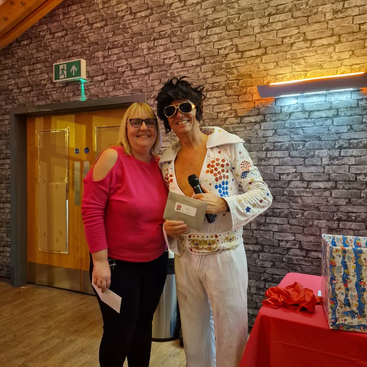 KMFmetal's tweet photo. ✨️What a night!✨️

On Friday, we hosted a bingo night to raise money for @DougieMacStoke ! We would like to thank everyone who came and enjoyed the night. 

Thank you to our special guests, Santa and Elvis 😅! And his two helpers👌

#KMF #charityevent #lifeatkmf #dougiemac https://t.co/WqcRbEaOe1
