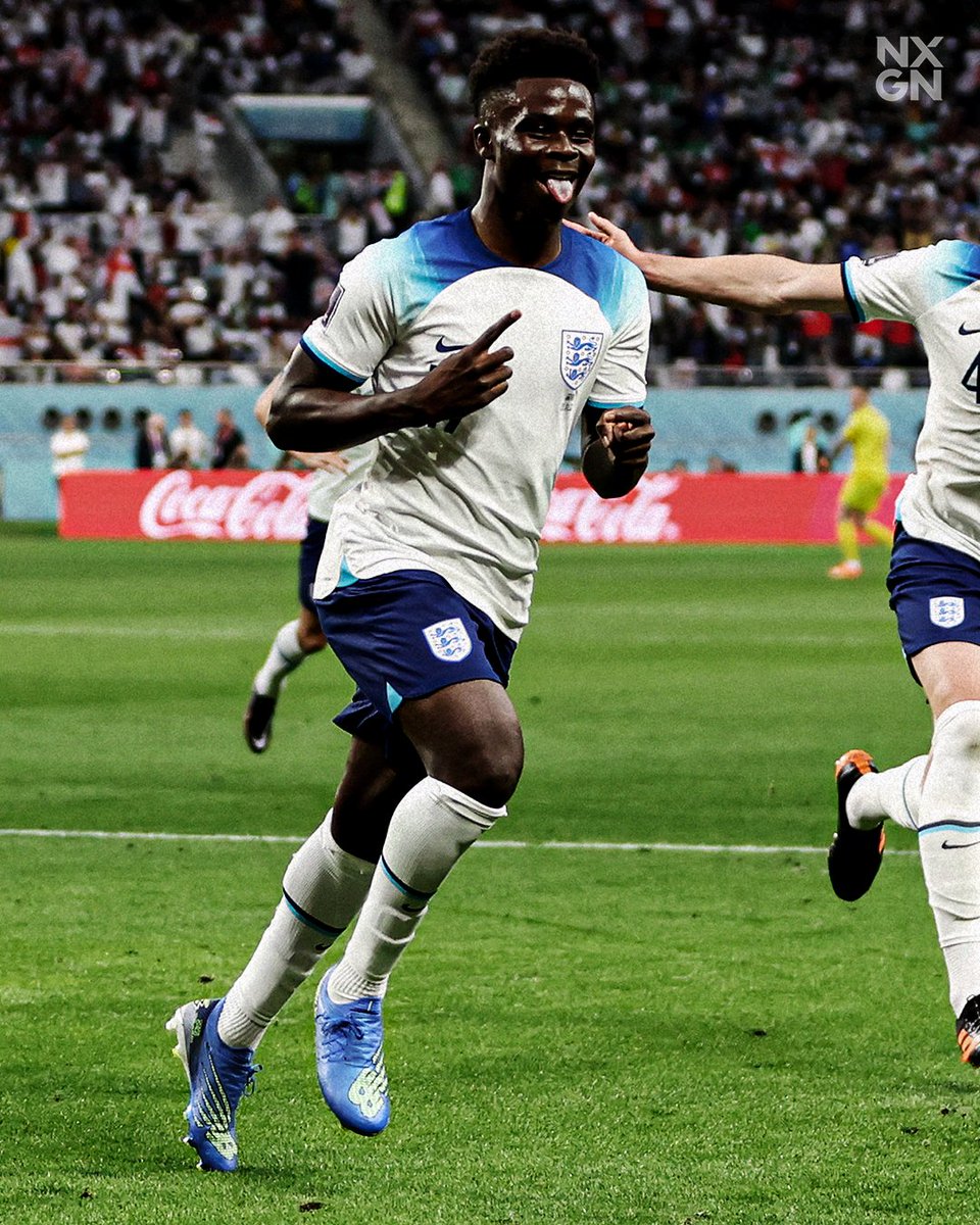 nxgn_football's tweet photo. First it was Jude... now it is Bukayo 🔥

NXGN boys are running the show in Qatar 😍 https://t.co/Lab3MHuxDH