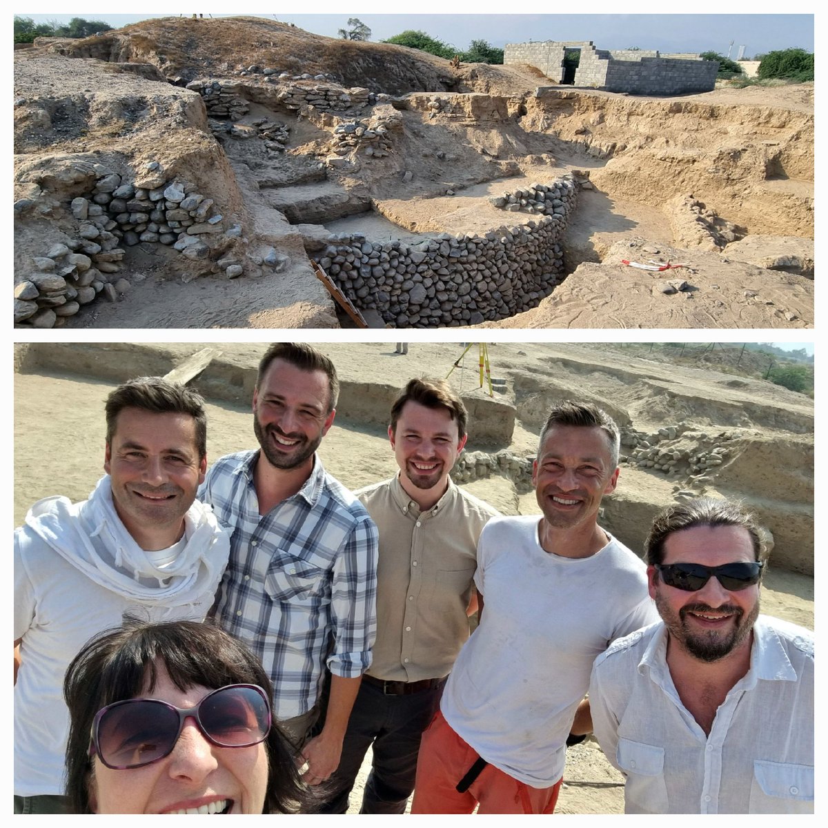 BarbaraHorejs's tweet photo. Impressive #BronzeAge structures &amp; evidence for on-site production at #Kalba Lots of fun, too - super atmosphere &amp; collaboration of @oeaw @ShjArchaeology @oeai_oeaw https://t.co/IVeZYRpWBz