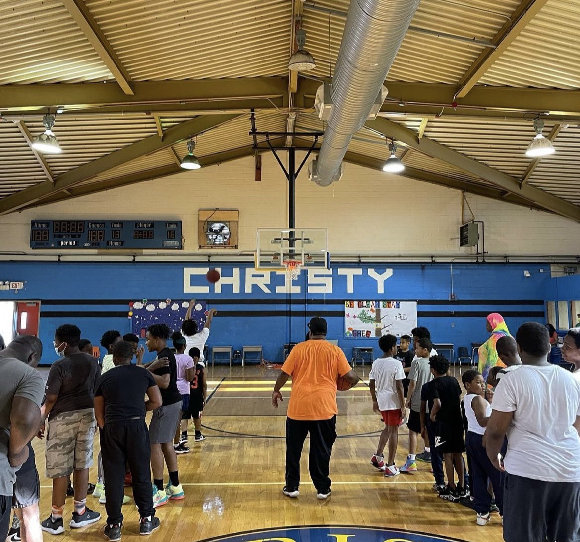 PPDMGillespie's tweet photo. It is a sad day as we mourn the loss of Coach Gene Lett. A true gentleman who helped shape generations of young people here in West Philly. His legacy lives on with the young people he influenced. #degreechasing
@PPD18Dist https://t.co/V55BK7kdgI