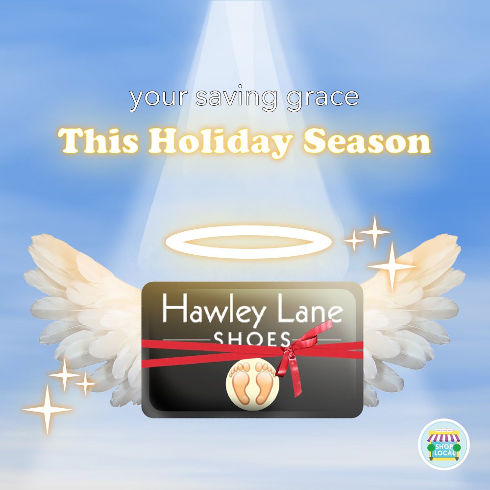 Hawleylaneshoes's tweet photo. Not everyone is easy to gift for, but we do have a gift that’s fit for everyone. With a Hawley Lane Shoes gift card, let your loved ones choose what suits their needs. No matter what, they’ll leave feeling better from the feet up!
#giftcards #giftideas #holidayshopping https://t.co/RBUbldlnVv