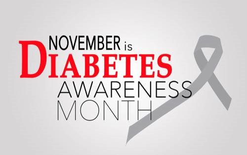 November is Diabetes Awareness Month!  
Diabetes is a disease that affects the body’s ability to produce or use insulin, a hormone that allows your body to turn glucose into energy. To understand and learn more about diabetes, click here for an overview: diabetes.org/diabetes