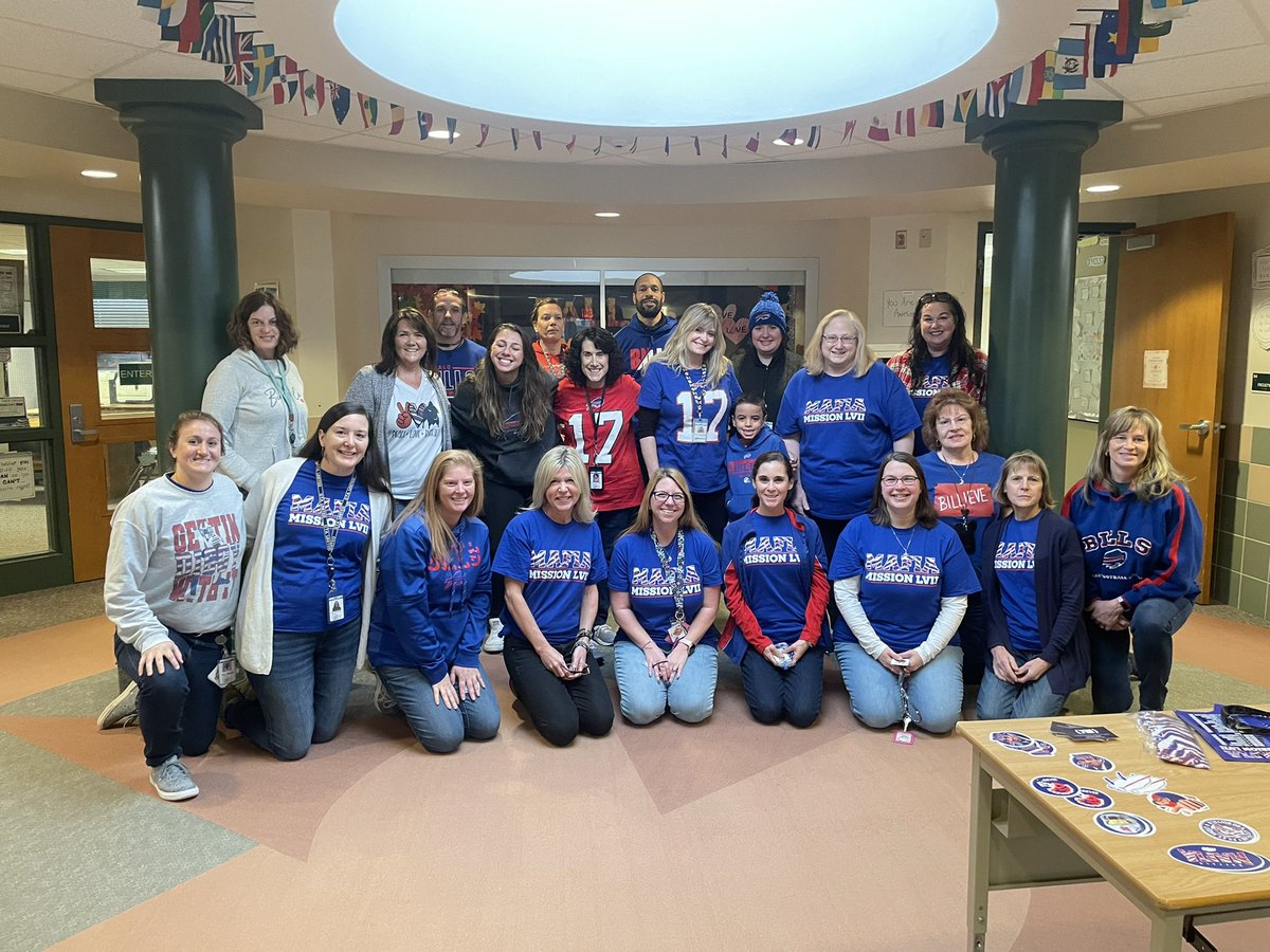 Mrs.Warner_enl (@enl_mrs) on Twitter photo Teachers at Holmes Road Elementary School were THRILLED about the Bills WIN yesterday and having our Superintendent @GCSDsuper here for a Bills gear giveaway compliments of store716. Shop there for these awesome Mafia Mission shirts to spread JOY <a href="/holmesroadtweet/">Holmes Road School</a> <a href="/BuffaloBills/">Buffalo Bills</a> Teachers at Holmes Road Elementary School were THRILLED about the Bills WIN yesterday and having our Superintendent @GCSDsuper here for a Bills gear giveaway compliments of store716. Shop there for these awesome Mafia Mission shirts to spread JOY <a href="/holmesroadtweet/">Holmes Road School</a> <a href="/BuffaloBills/">Buffalo Bills</a>