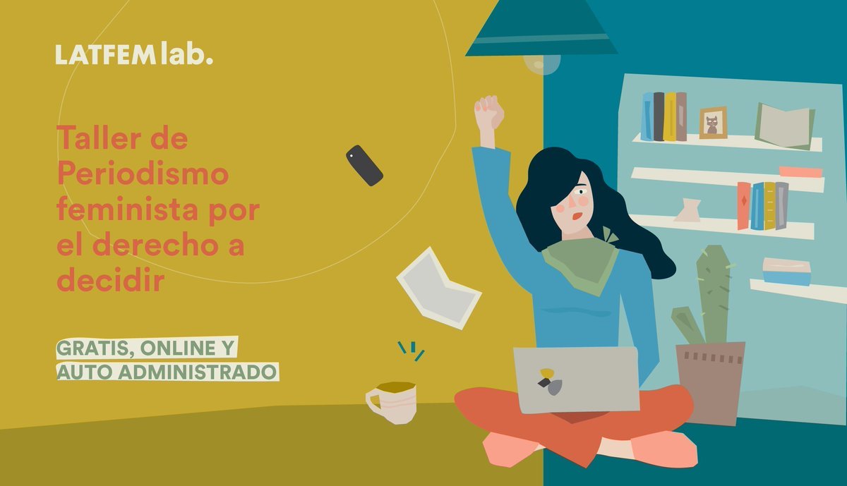 latfemnoticias's tweet photo. 👩🏽‍💻¿Ya conocen nuestro taller de #LatFemLab sobre interrupción voluntaria del embarazo?
💚 Periodismo feminista por el derecho a decidir: hablemos de aborto. 

✅Inscribite acá:
https://t.co/JVPHWwCSoV https://t.co/eMB2eJ26K1