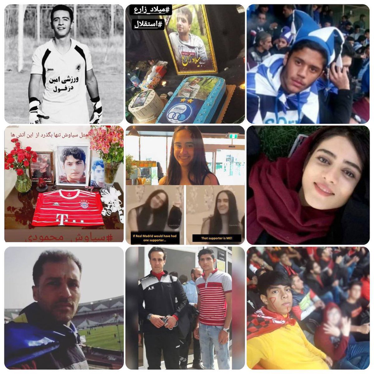 bunchofwirdos's tweet photo. They also loved football. They were one of us. They should have been here today. They deserved to be here. The Islamic Republic murders people and still FIFA asks us to separate football and politics.
#Qatar2022 
#ENGIRN
#SayTheirNames https://t.co/6DGQbJYWiQ