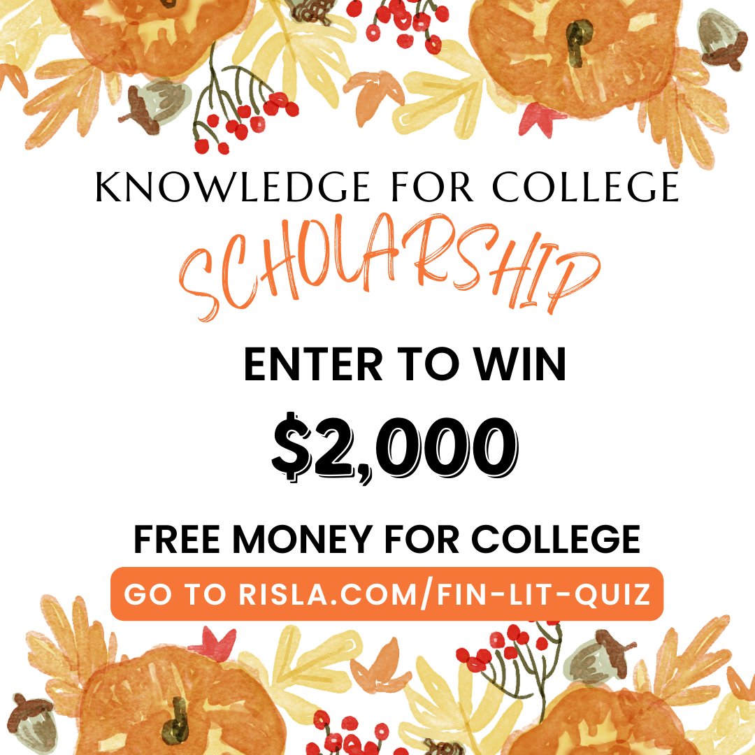 CPCRI's tweet photo. Submit your entry for November. Four $2,000 scholarship winners will be randomly selected. Takes just minutes to enter!
:
โก๏ธ Enter today at:
https://t.co/U192wccElN
:
#risla #scholarships #collegemoney #studentloans #college #scholarship #knowledgeforcollege #collegebound https://t.co/6txQNkDfEz