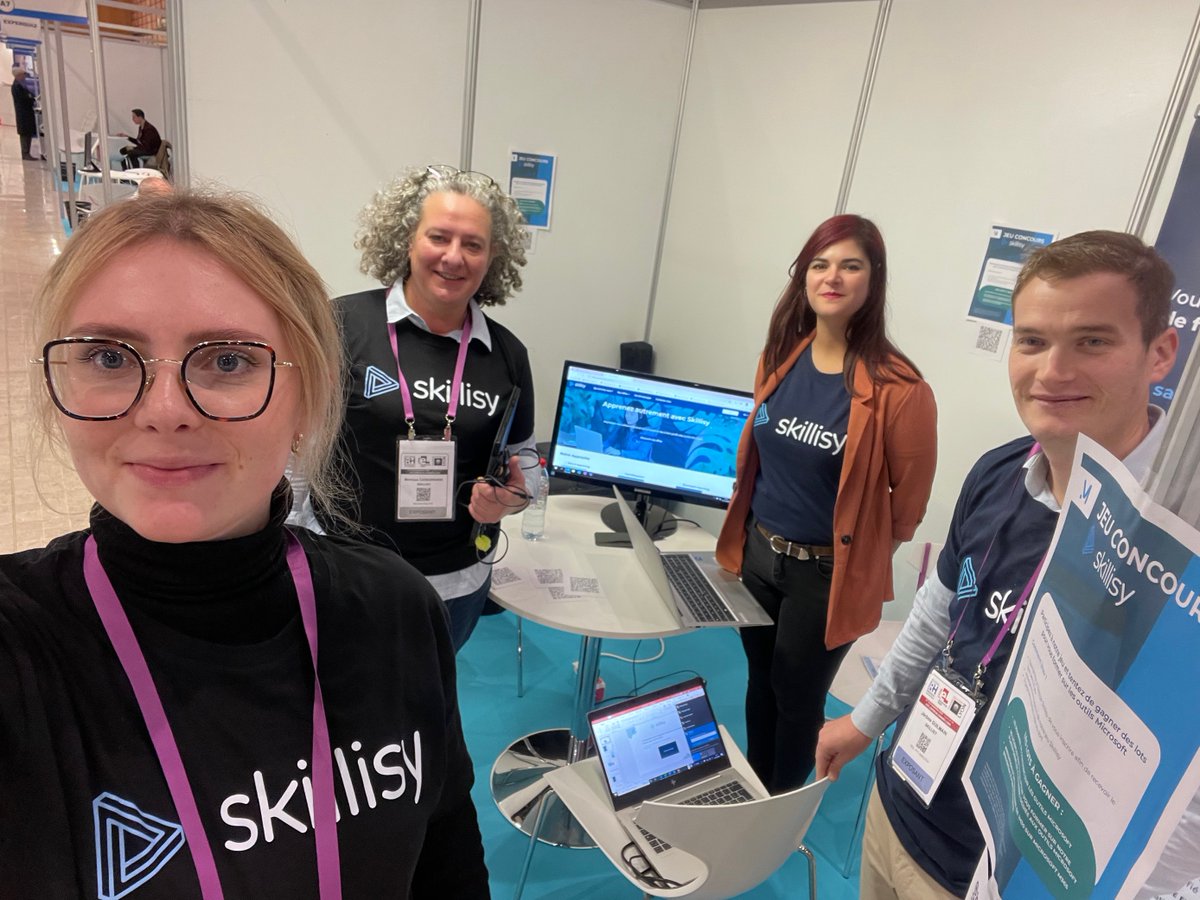 [DIRECT] 21 &amp; 22/11  – Lyon – 📅📢 En direct du salon #SRH, le 1er salon Européens des ressources humaines, de la formation et du digital learning !
Rencontrez Skillisy, organisme de formation et plateforme de #elearning, sur le stand A5 !