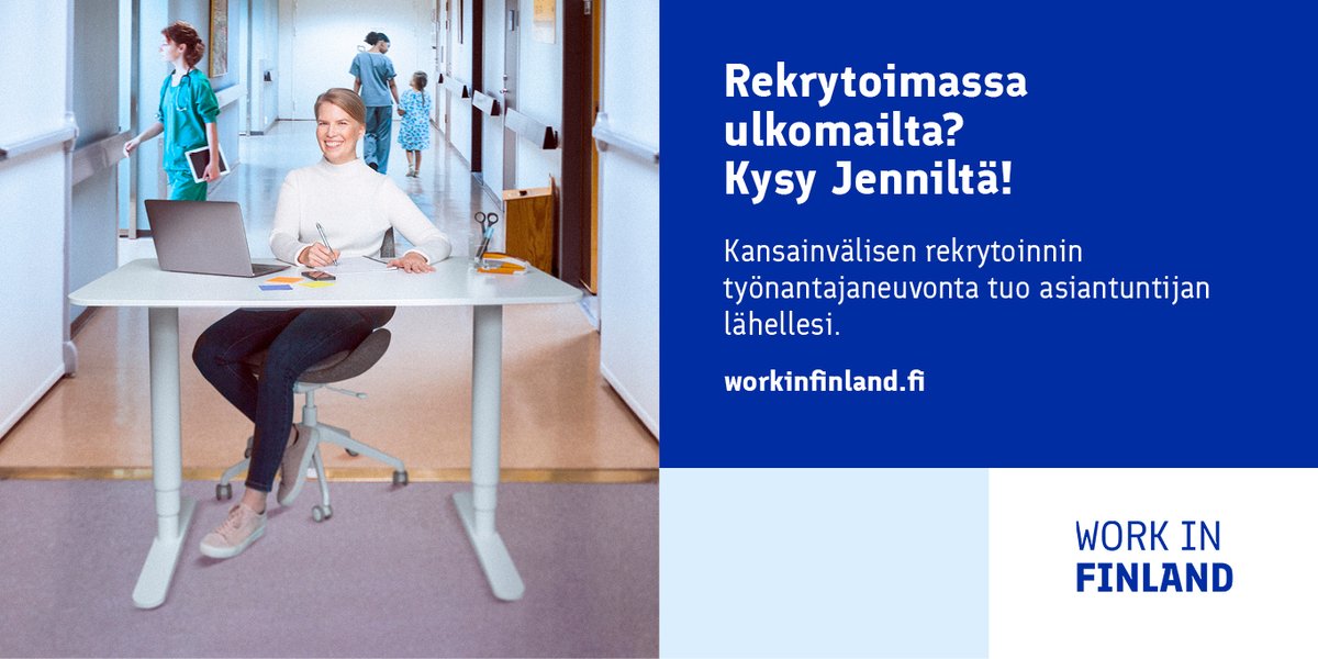 Elinvoimakeskus's tweet photo. Edessä joko kansainvälisen osaajan palkkaaminen Suomesta tai rekrytointi ulkomailta? Työnantajille suunnattu kansainvälisen rekrytoinnin neuvonta on nyt avoinna! Palvelu on maksuton ja avoinna ma-pe klo 9–15 numerossa 0295 016 770.

Lue lisää: https://t.co/refhZRGgGY https://t.co/oBlrPFCSQ6