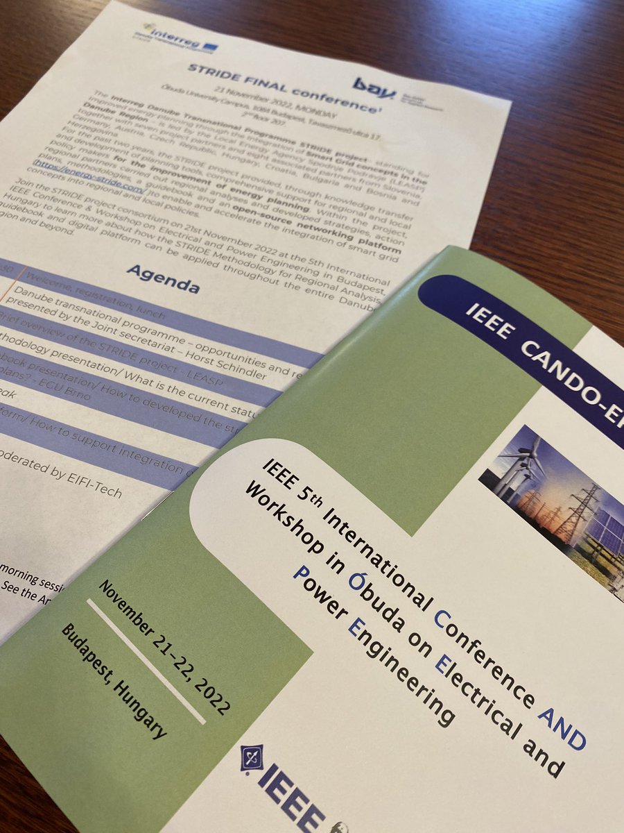 The <a href="/IEEEorg/">IEEE</a> 5th International Conference on Electrical &amp; Power Engineering has begun. ⚡️
Our <a href="/Interreg_Danube/">Danube Region Programme</a> STRIDE project is joining the event with a presentation by <a href="/EIfI_Umbrella/">EIfI Umbrella</a> during the plenary, in addition to hosting a workshop to share findings later this afternoon.