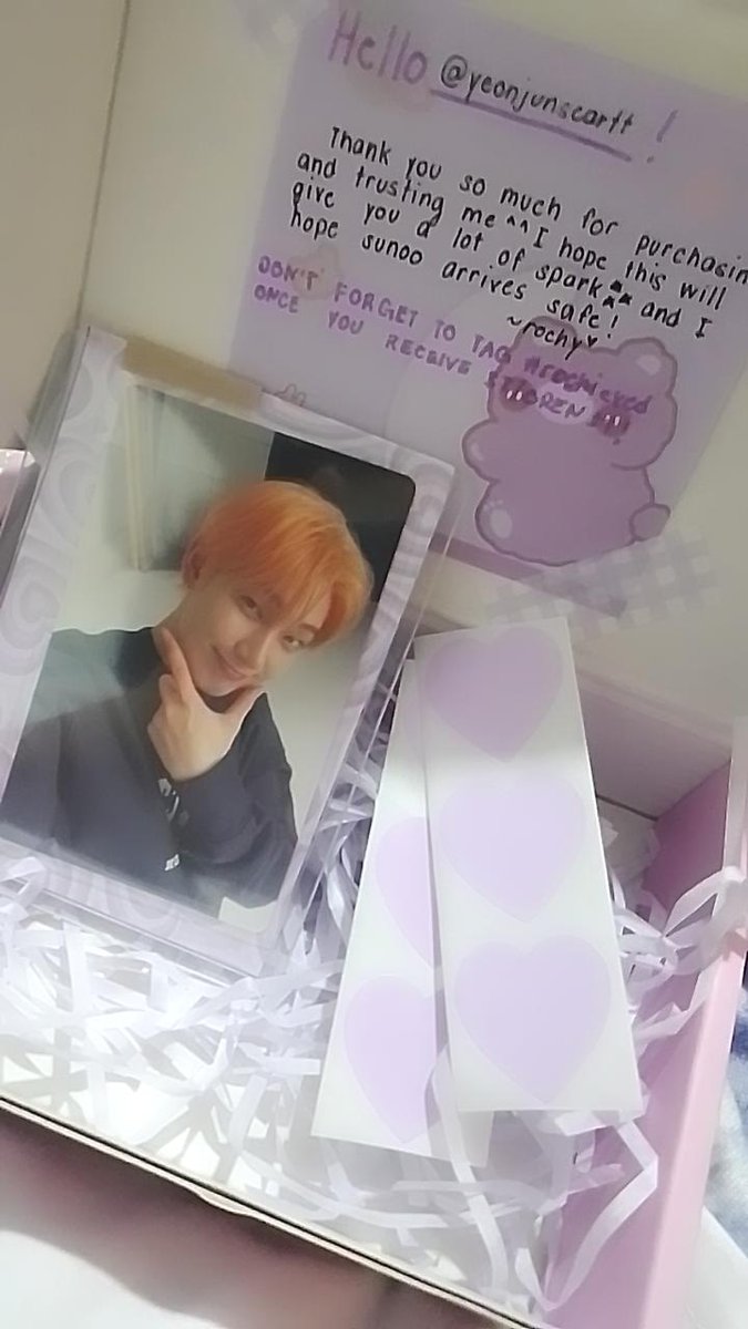 yeonjunscartt's tweet photo. Hii @yjwonnie_ order received today sorry ngaun kolang na unbox si sunoo but safe nmn po sila ni jw Gulat much Ako sa freebies grabe tysmm poo🫰 mahal na ata kita seller /j
#yeonjunsMAILS
#rochieved https://t.co/dmJRM3AwHO