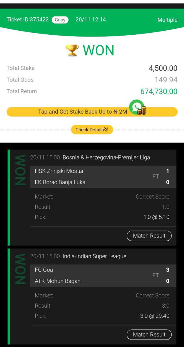 ERIC_EMMAL's tweet photo. Who else would I trust for fixed games if not for you @Wwinning_Arenna create Winners on a regular win your games and I appreciate that alot More Grace
#Sagna #Infantino #Rivers #Wike #OwletXNyscLagos #DMFMarch #100daysofcode #Rema #INEC #Nigerians #FIFAWorldCup #Qatar2022 https://t.co/f2nPoxITtE