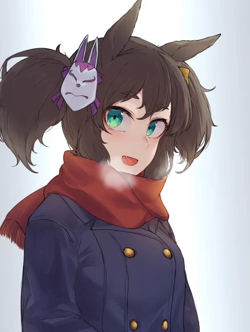 気が早いかもだけど冬毛のもこもこイナリ 