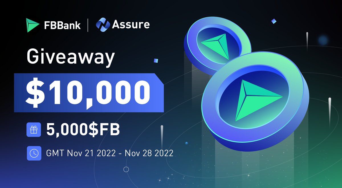 Assure_pro's tweet photo. #Assure X @FBBank_cc $10,000 Joint #Giveaway
🎉 To celebrate the launch of #FBBank IDO❤️

🎁 We are about to launch the Round 2 of $FB #Airdrop event for the community！！！

💥$10,000 Joint #Giveaway
🕙Time: Nov 21-Nov 28, 2022 GMT
👉JOIN: https://t.co/1x3hGNsNyn https://t.co/4Lkk96IK2i