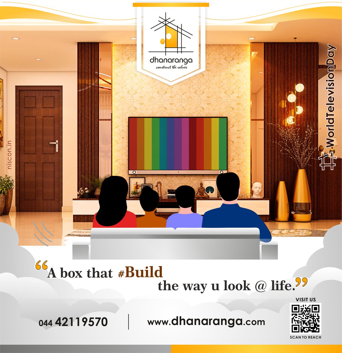 dhanaranga_com's tweet photo. #Television: It opens up the imagine and #builds everyday life updates.
#WorldTelevisionDay
https://t.co/AUXjeysQJo
#TV #Television #TVLife #FututeTv #FutureWorld
#BestBuilders #ChennaiBuilders #BuildersNearMe #Top10Builders #BuildersinChennai #Architectinchennai #Jv https://t.co/ljYxnk0gMi