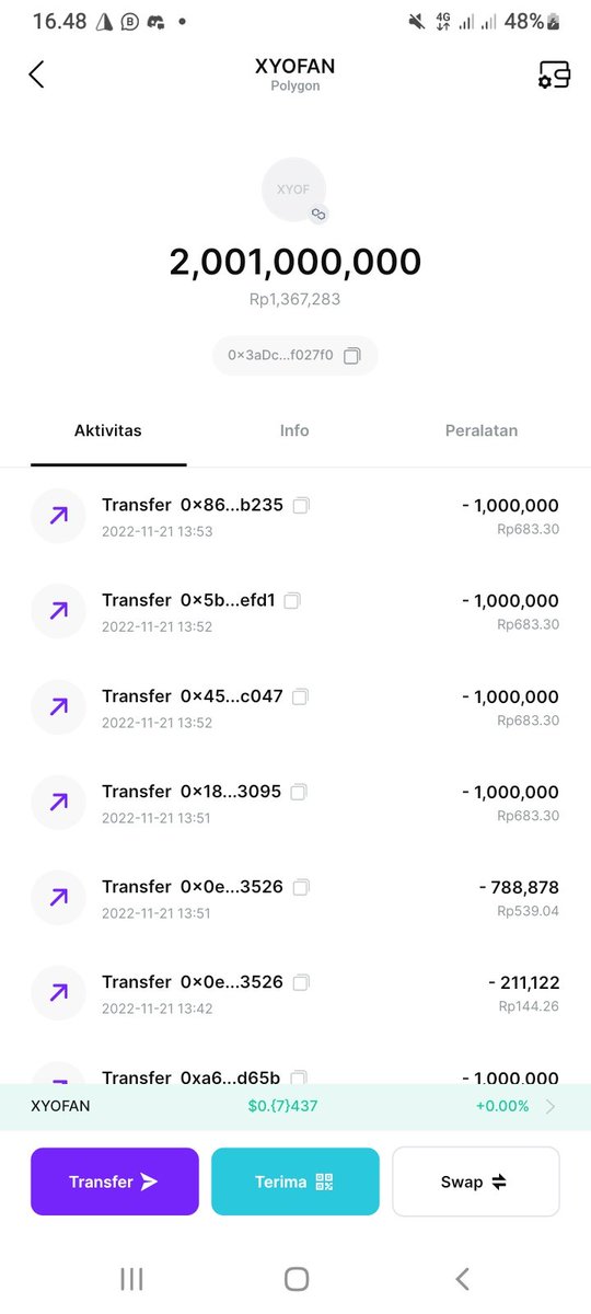 miss the first phase?
@xyoworldfan giving me a chance to do the second phase

THIS IS YOUR CHANCE TO EARN 1M $xyofan TOKEN!

✅️ FOLLOW <a href="/aryashuburony/">Arya Shuburony.VALAnaut 🌘</a>
✅️ FOLLOW @xyowordlfan
✅️ TAG 3 FRIENDS
✅️ DROP YOUR $MATIC ADDRESS

NOW SLOTS ARE LIMITED TO 100 PARTICIPANTS

LFG!! 🤑🔥