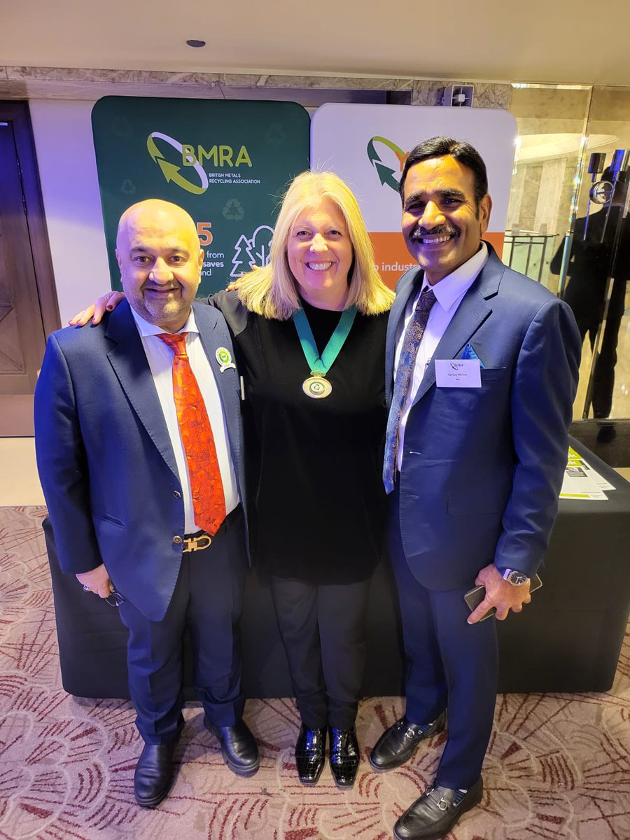 mrai_india's tweet photo. Mr. @SanjayMehta_MTC, President @mrai_india attended @BMRA_UK's Annual Dinner 2022 and met Ms. Susie Burrage, Mr. Mir Mujtaba Hussain, Mr. Emmanuel KATRAKIS, Ms. Robin Wiener &amp; other various dignitaries from #RecyclingFraternity

#networking #recyclingindustry #associationpartner https://t.co/nWKAyLttYp