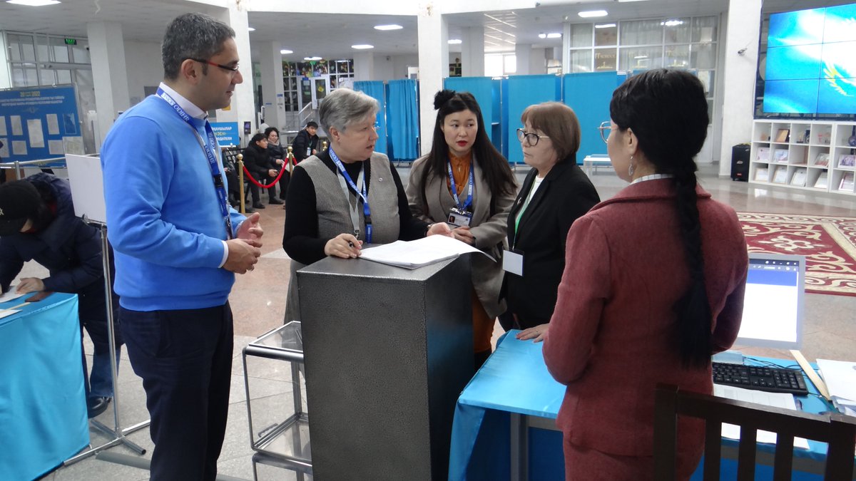 #Kazakhstan’s early presidential #election lacked competitiveness and, while efficiently prepared, underlined need for further reforms, observers say. Read the full statement: bit.ly/3tKwuCT