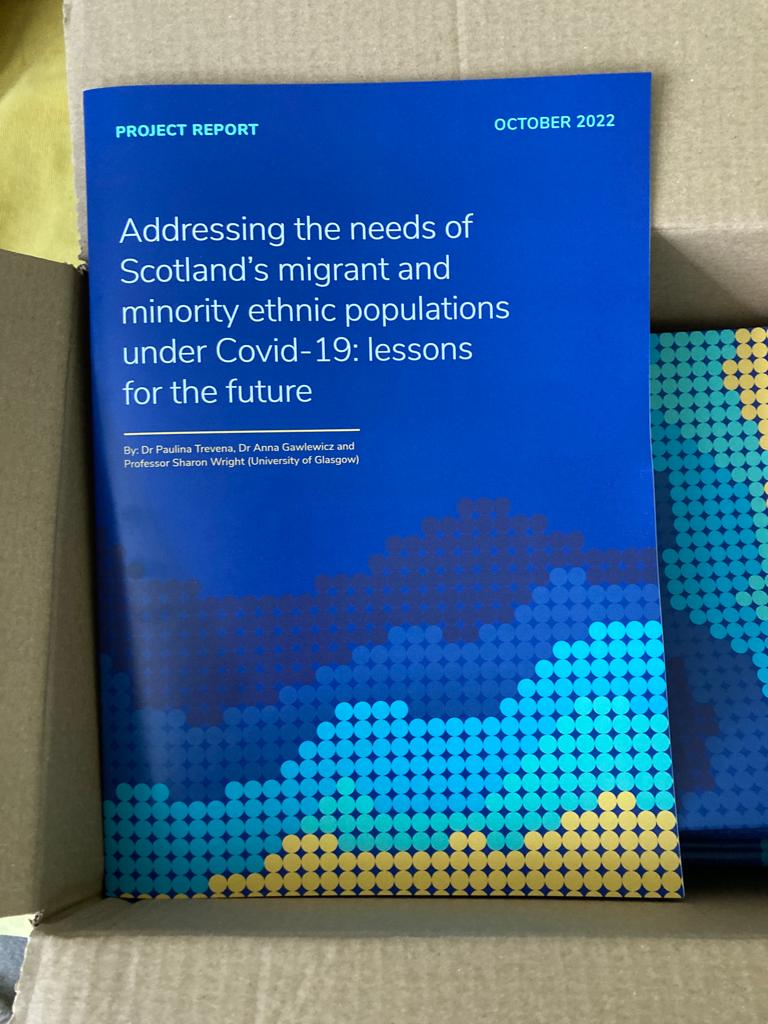 paulina_trevena's tweet photo. Now available online! Our #expert #Review on addressing the #needs of #Migrants and #minority #ethnic communities in Scotland 🏴󠁧󠁢󠁳󠁣󠁴󠁿 during #COVID19. Underlines key role of third sector, #pandemic #innovation and #lessons for the #future. Please share widely! https://t.co/YCEDAuwvQA https://t.co/fL2LU0yf9Y