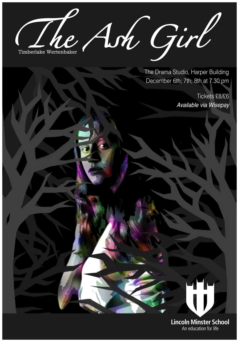 MinsterSchool's tweet photo. Our annual Senior Drama Production returns with The Ash Girl. Showing on December 6th, 7th and 8th at 7:30pm in the Harper Building Drama Studio.

Tickets are available via Wisepay. https://t.co/hzZ55YIfLd