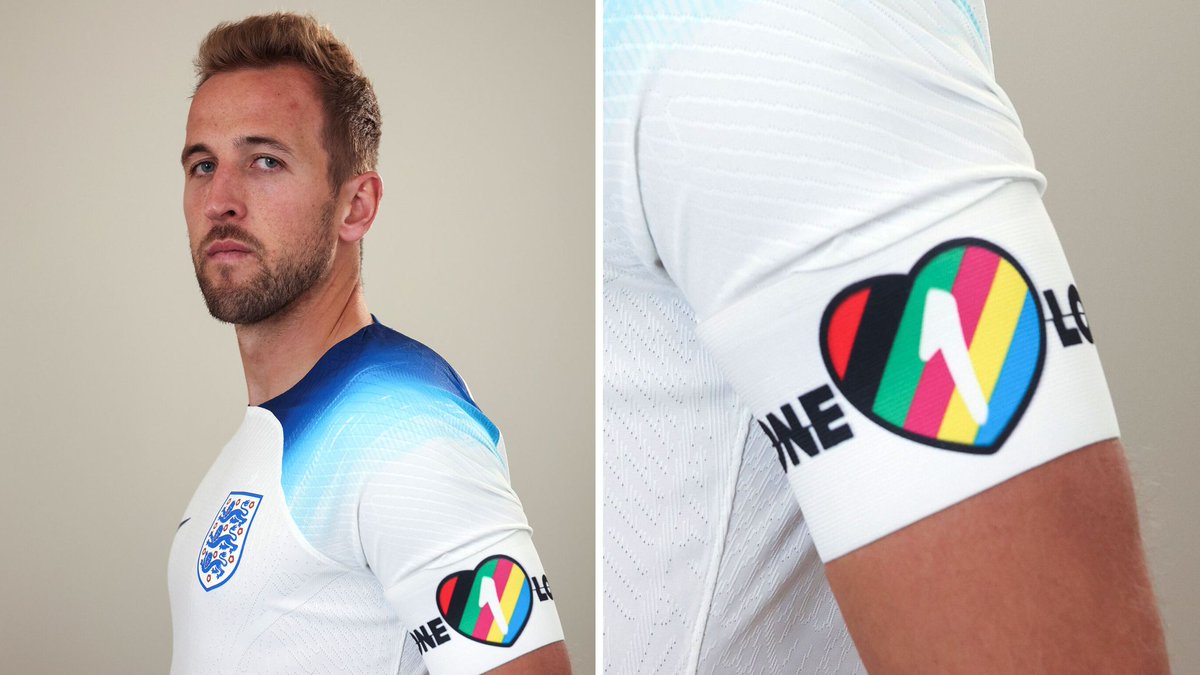 Englands Kapitän Harry Kane will im heutigen #WM2022-Spiel gegen den Iran die "One Love"-Binde tragen. Und das obwohl die FIFA schon mit Strafen droht.

Ich bin zwar kein England-Fan, aber mit dieser Geste haben sie (vor allem Kane) meinen Respekt. 

📸: Sky News
#FIFAWorldCup