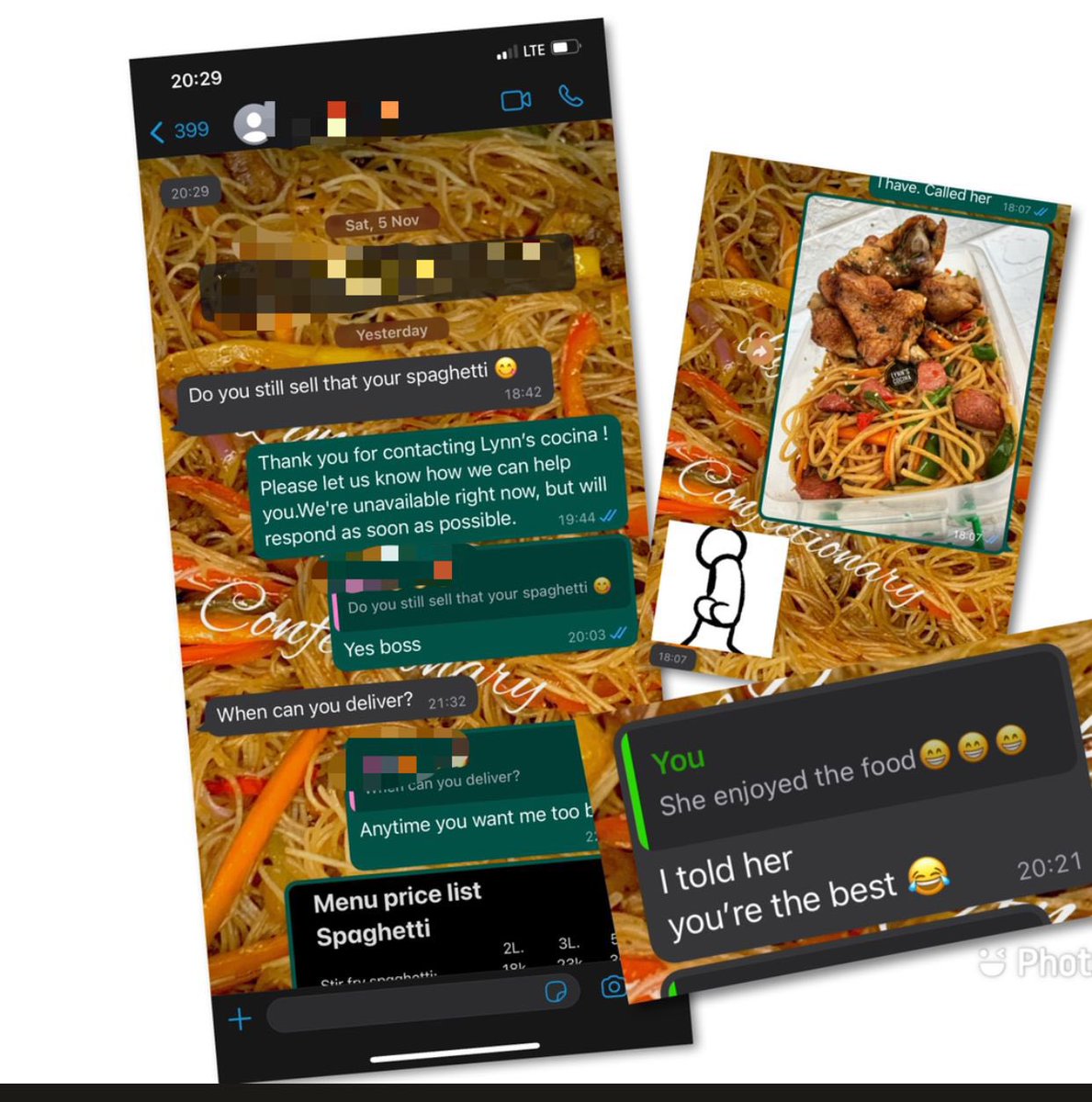 LynnsCocina's tweet photo. Review by customers on our stir fry and soup bowl.

Send a DM to patronize us and you can also drop a Message on WhatsApp; https://t.co/No66KkiJPQ https://t.co/H2pnZWFBKO