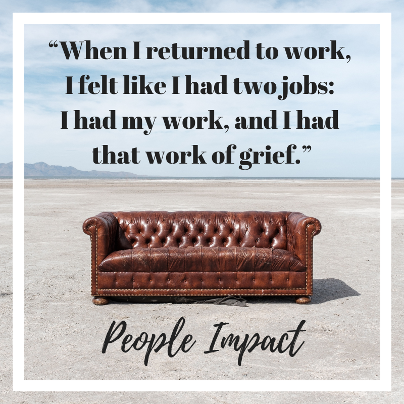 Grief will show up in your life, whether your own or for people around you – including people at work. That friendly sounding invitation to ‘bring your whole self to work’? It includes grief. New #podcast episode 
anchor.fm/peopleimpactpo…