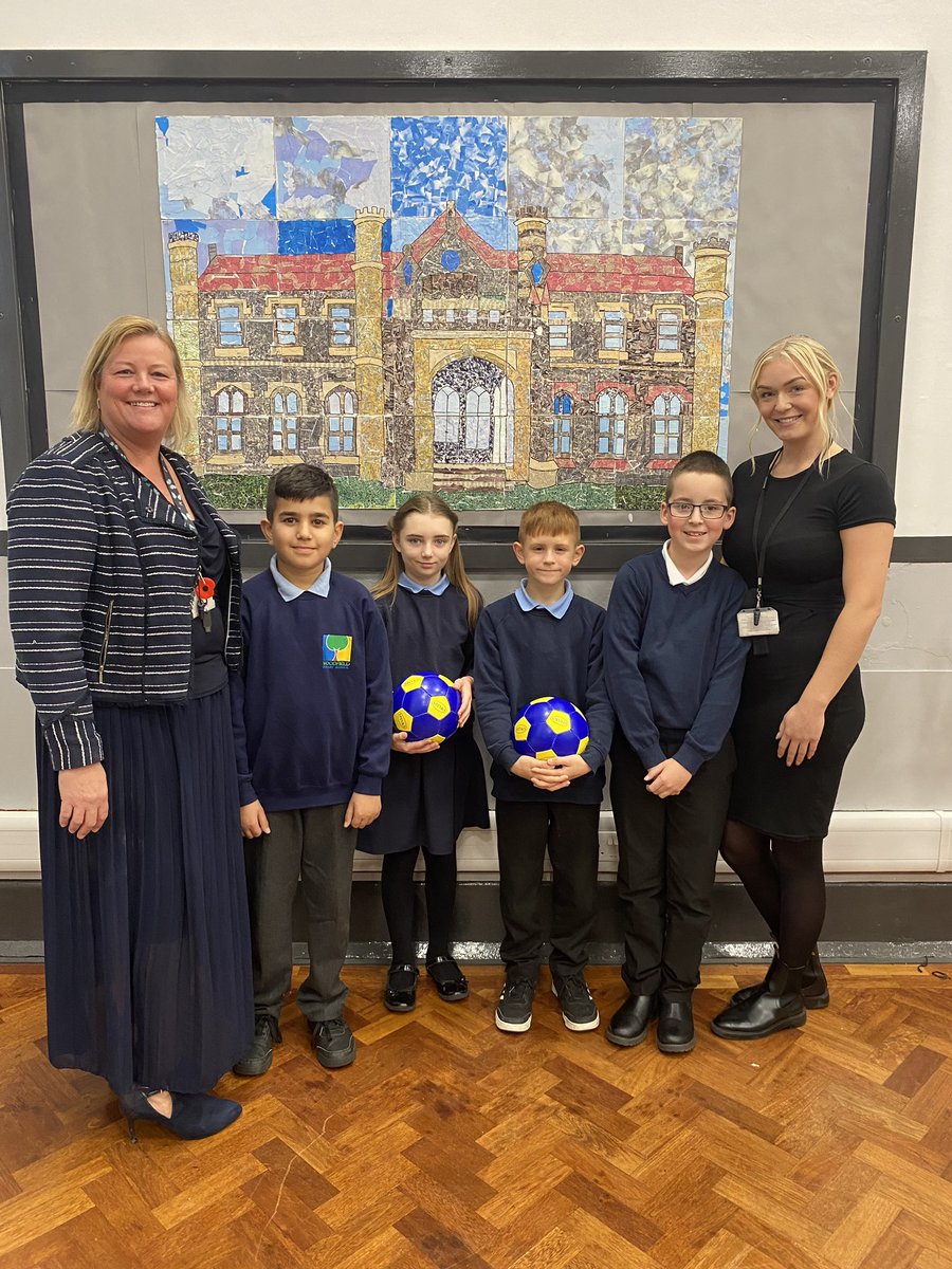 WoodfieldPS's tweet photo. We would like to say a huge thank you to the team at @ae_spink for their generous donation of 20 footballs which will be used to support our drive to ensure our children engage in 60 active minutes a day, both in PE lessons and throughout the day! https://t.co/o20KPCaDBV