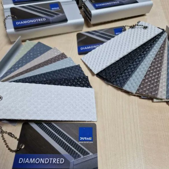 Dural_UK's tweet photo. The new Diamondtred samples have just arrived. A swatch to showcase all of our self adhesive nosing inserts.
Contact us to get your hands on one!
#StepNosing #NewSamples #Samples https://t.co/GwADNd2sdi