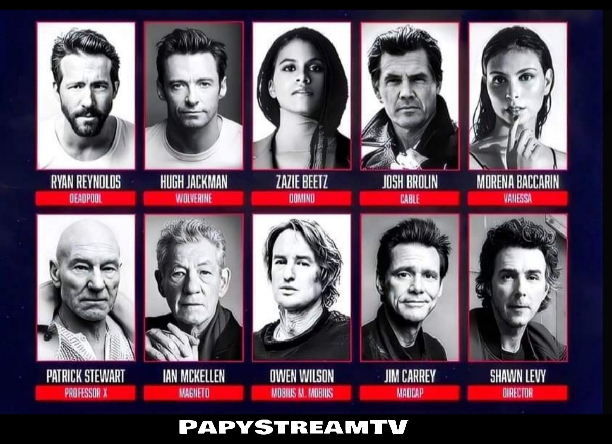 PapyStreamTV's tweet photo. Magnifique casting pour Deadpool 3 !!!
#deadpool #Deadpool3 #casting #RyanReynolds #jimcarrey #films #papystreamtv https://t.co/hymhLWkb6w