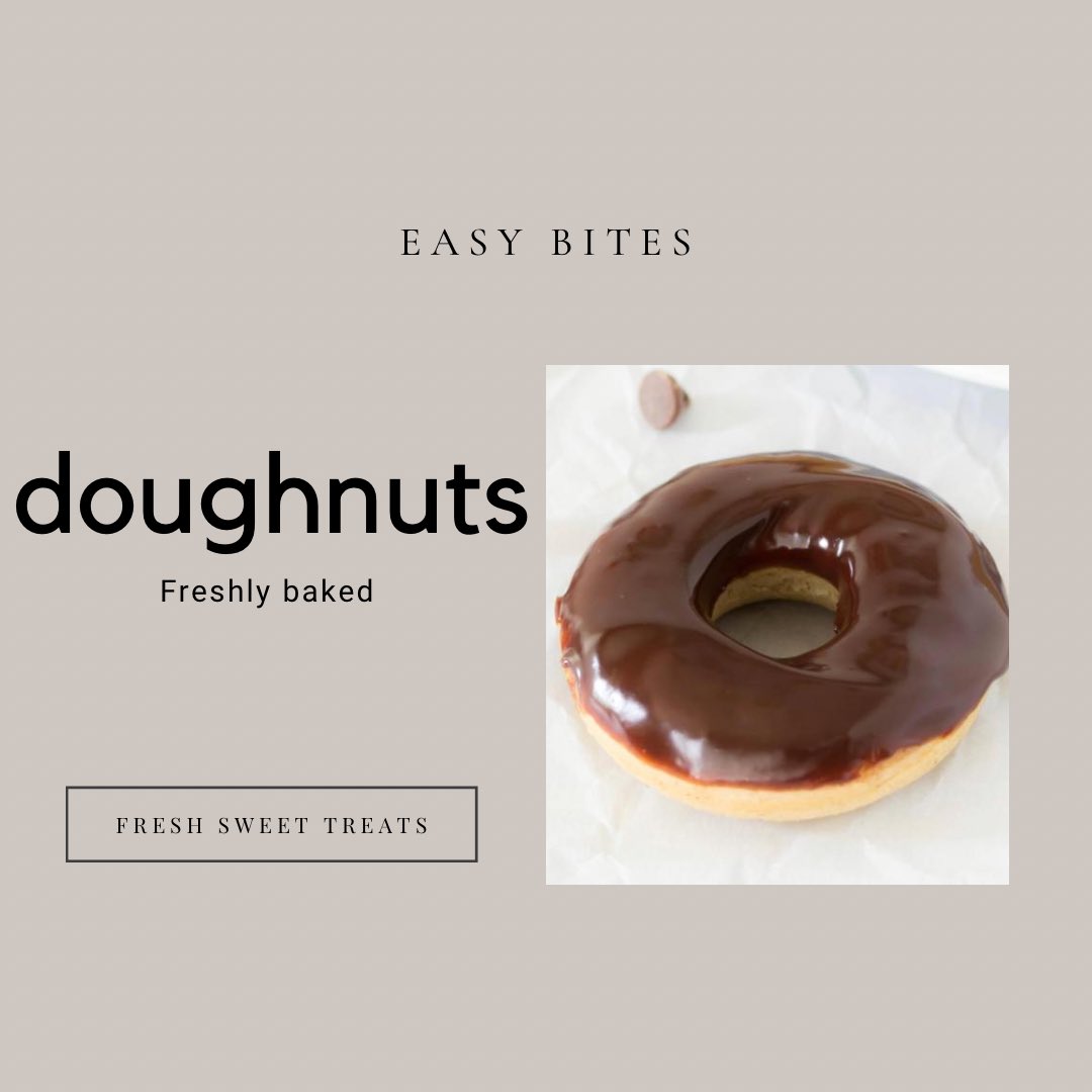 3asyBites's tweet photo. Freshly baked simple doughnuts with chocolate icing https://t.co/odr7IdFFER
