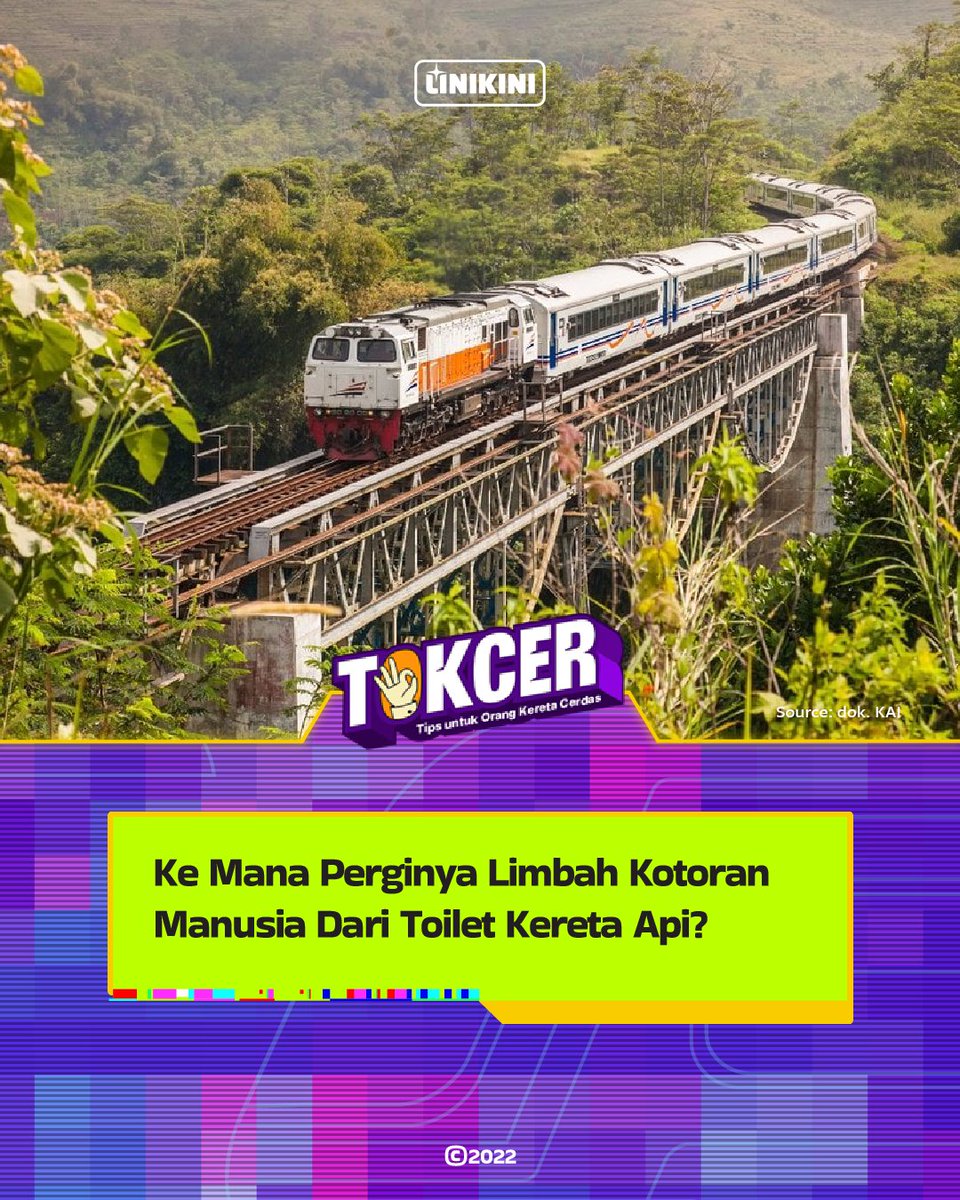 LINIKINI_ID's tweet photo. Ohh.. Ternyata perginya ke sini, #Commutersπ€
Kamu suka bingung dan bertanya-tanya, limbah yang kita buang pada toilet kereta akan berakhiran ke tempat apa sih? Yuk, liat penjelasannya di #Tokcer hari ini~ππ» https://t.co/vAB6GKblbm