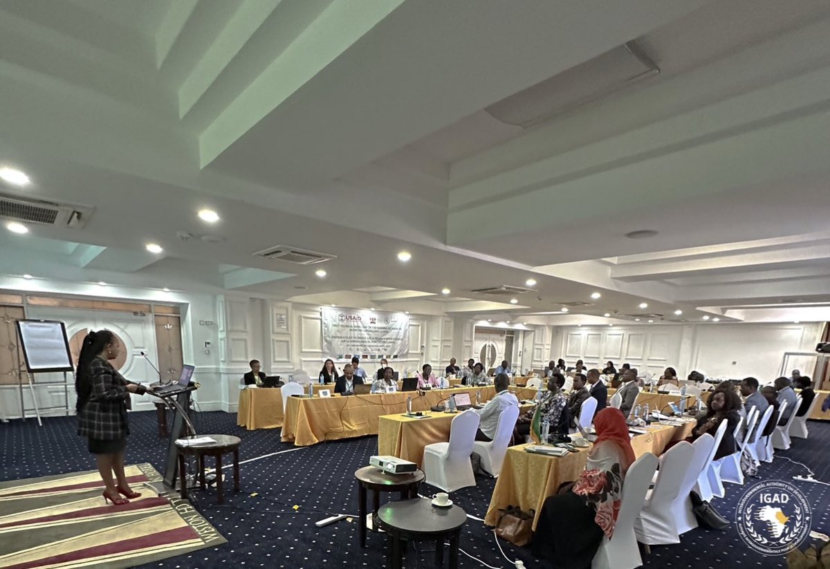 IGADHealthS's tweet photo. IGAD secretariat holds  the 1st technical meeting of the learning network on nutrition surveillance (LeNNS) together with USAID and representatives from WHO,UNICEF-ESARO and the member states, Djibouti,Kenya,Malawi, Rwanda,Somalia,Tanzania,Uganda and Zambia. https://t.co/65H25eUth0