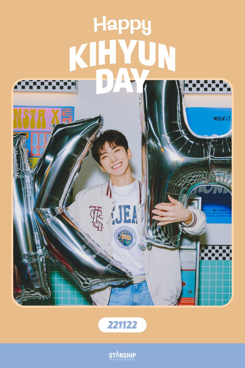 221122
❤ HBD ❤  
#MONSTAX #KIHYUN

#몬스타엑스 '#기현'의 
생일을 축하합니다🎂🎉

#MONSTA_X
#HBDtoKIHYUN
#221122빛나는YOOth_특별한기현데이
