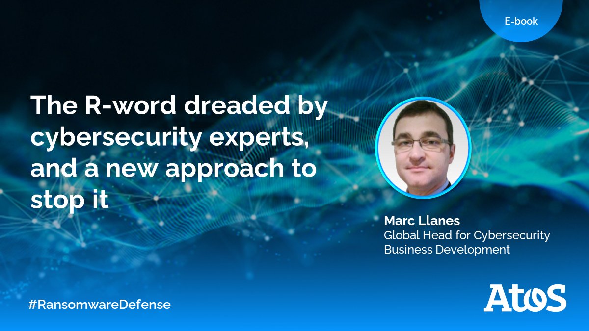 JBensaid's tweet photo. Organizations are struggling in the ongoing battle against ransomware, investing $150 billion in cybersecurity in 2021 alone. Yet #RansomwareAttacks continue to succeed and grow. @atosllanes explains the problem &amp; offers a solution ➡️ https://t.co/d2xtvMxn2w
#ransomwaredefense https://t.co/yI5Obuov08