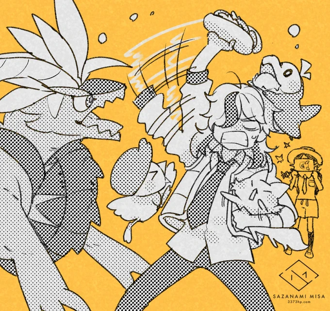 ペパー先輩のサンドウィッチ争奪戦#ポケモンSV 