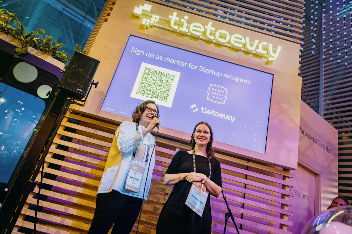 Tietoevryfi's tweet image. Oli mahtava olla mukana! Kiitos kaikille inspiroivista keskusteluista ja uusista kohtaamisista. 🙌🏻 

bit.ly/3A63zg1

#Slush2022 @SlushHQ #purposefultechnology