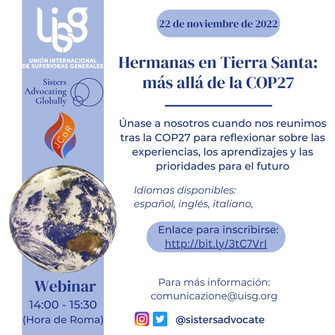 UISG International Union of Superiors General tweet media