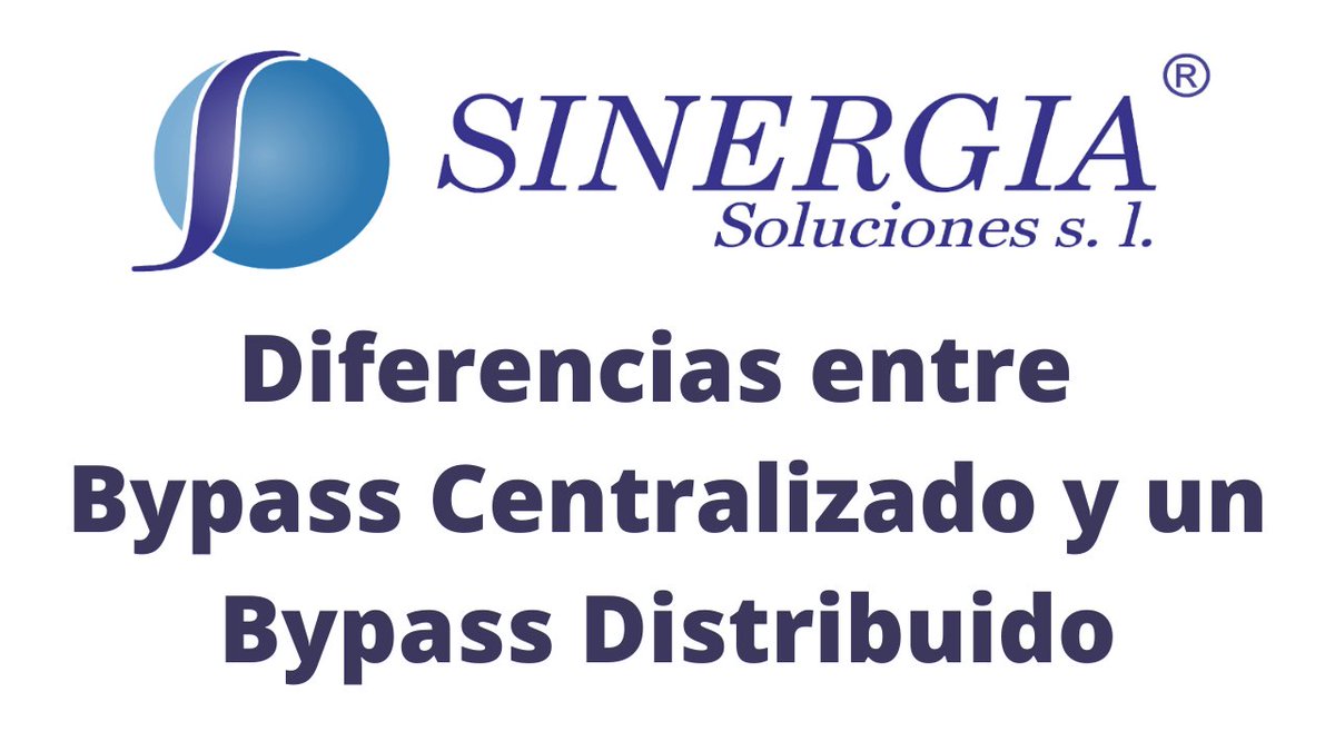 Nueva publicación donde os contamos las Diferencias entreBypass Centralizado y un Bypass Distribuido
Descúbrelo en 
linkedin.com/.../diferencia…...
#sinergia #SinergiaSoluciones #SAI #UPS #Seguridad #Fiabilidad #SistemasBypass #Baterías