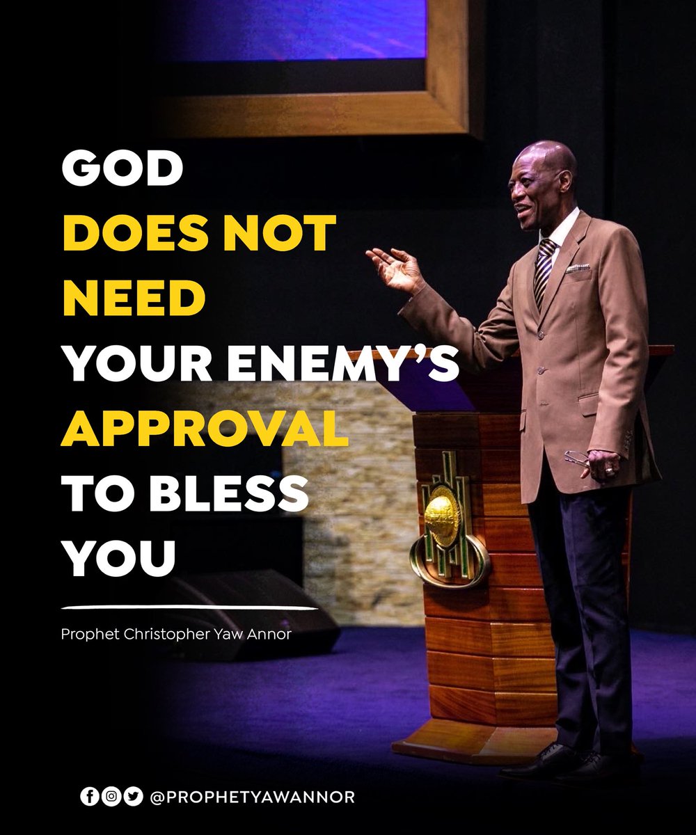 prophetyawannor's tweet photo. God does not need the approval of your enemy to bless you. It doesn’t matter who hates you, what matters is that God is with you. 

As you go through this week, be assured of God’s presence with you. 

——
#mondaymotivation #motivation #hope #weareicgc https://t.co/ng4jZrzj3b