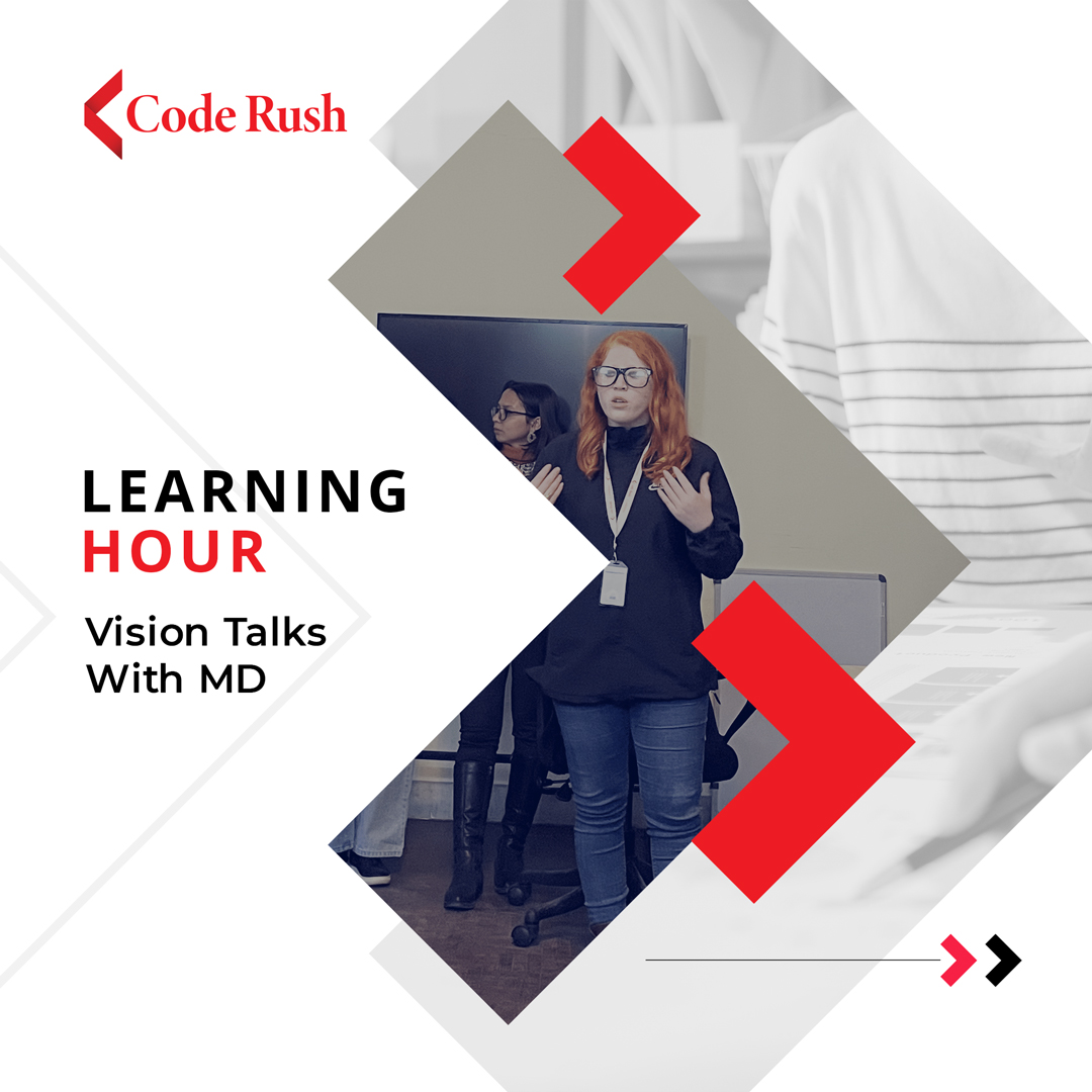 Coderushnepal's tweet photo. Last Friday we had an amazing session with our Managing Directors on our personal and professional vision where each individual shared what they aspires to be with everyone and also what motivates them to wake up everyday.
#CodeRush #LearningHour #CodeRushFridays #visiontalks https://t.co/ySbfU5VuyJ