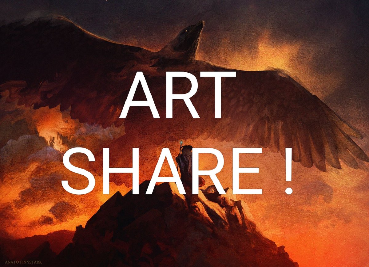 Let's start the week with an good ART SHARE ! 
Share your art It comment and your social media, i will RT my favorite :)

NFT/Ai/Art-stealing = Instant Ban