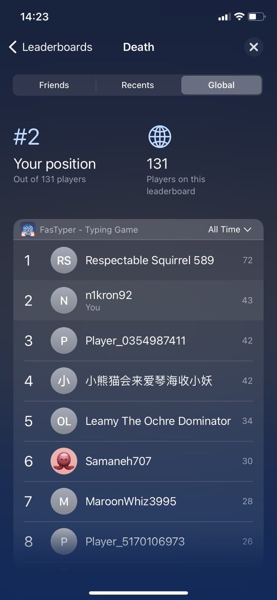 Fast_Type_ios's tweet image. Top ratings: