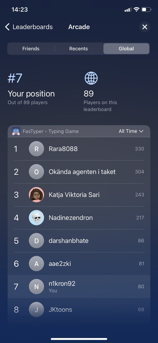 Fast_Type_ios's tweet image. Top ratings: