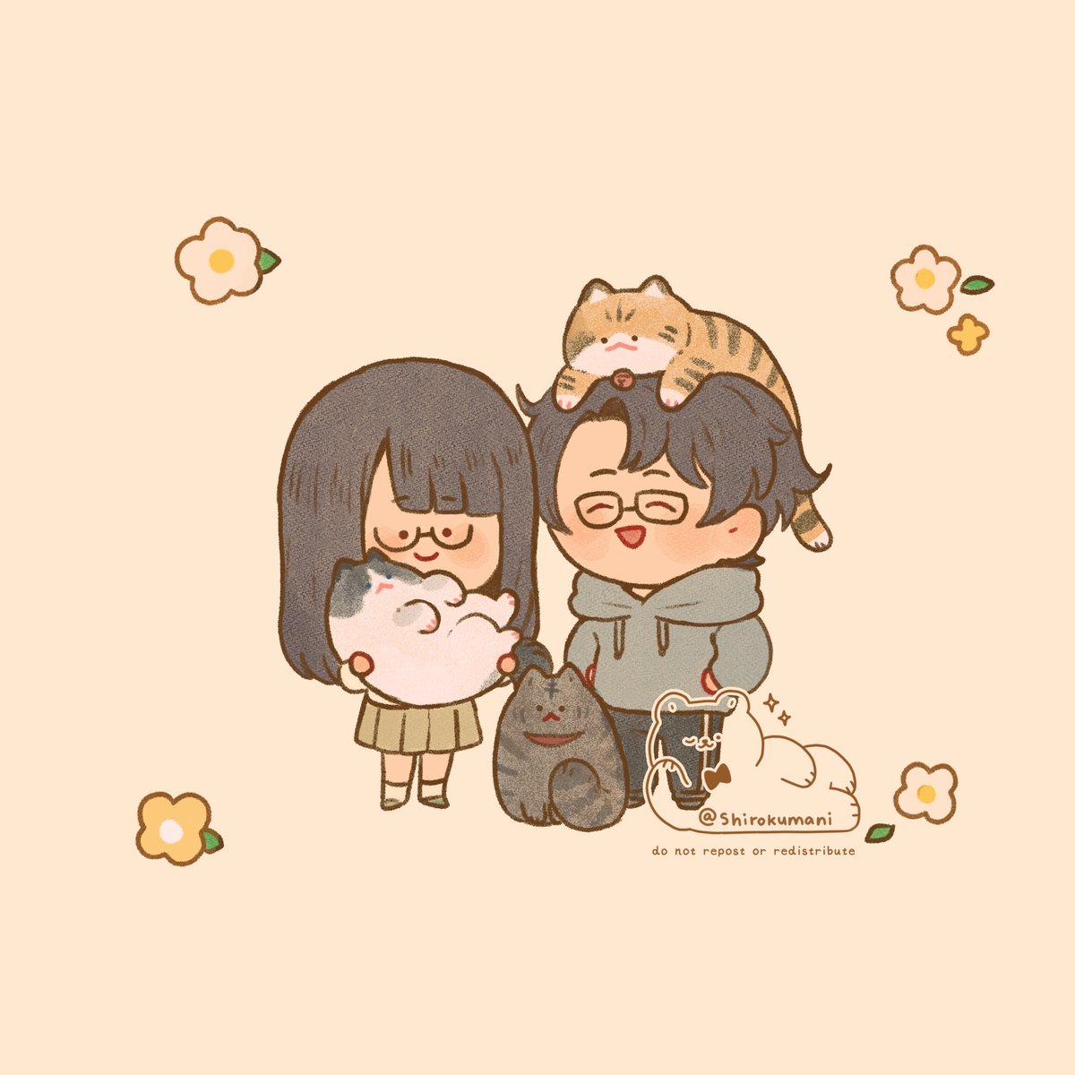 「i forgot to post here >< thank you」|mani 🧸 COMM OTWのイラスト