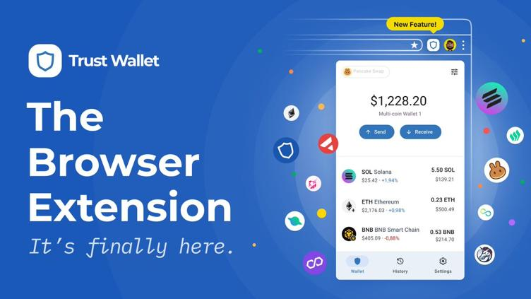 CoinMarketCap's tweet photo. #CMCCommunity Spotlight ✨

Congratulations to @TrustWallet's Chrome Extention Launch, marking one step closer to #Web3 &amp; mass adoption! 🚀

Users can now experience #TrustWallet on both their mobile &amp; PC!

👉 Get your extension today: https://t.co/KJPF0qkSVE https://t.co/Dkcn4I3XWM