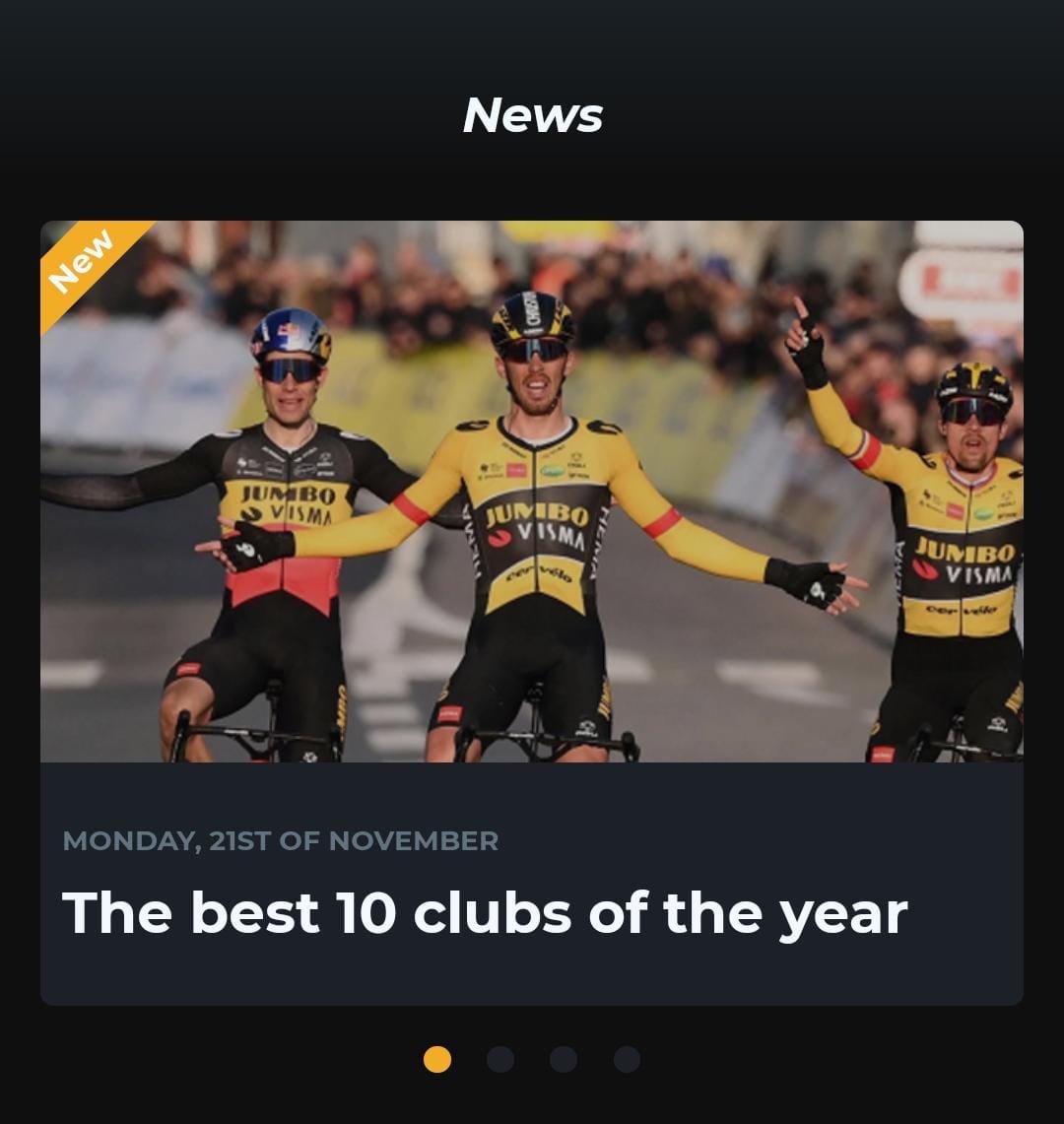AppCycling's tweet photo. The post you didn't knew you needed: The best 10 clubs of the 2022 road season in #CyclingFantasy. Read it in the app! https://t.co/hOwoxcLc5p